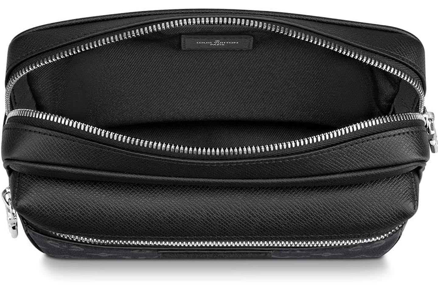 Sacoche Louis Vuitton banane d’extérieur Monogram Eclipse Taiga Noir