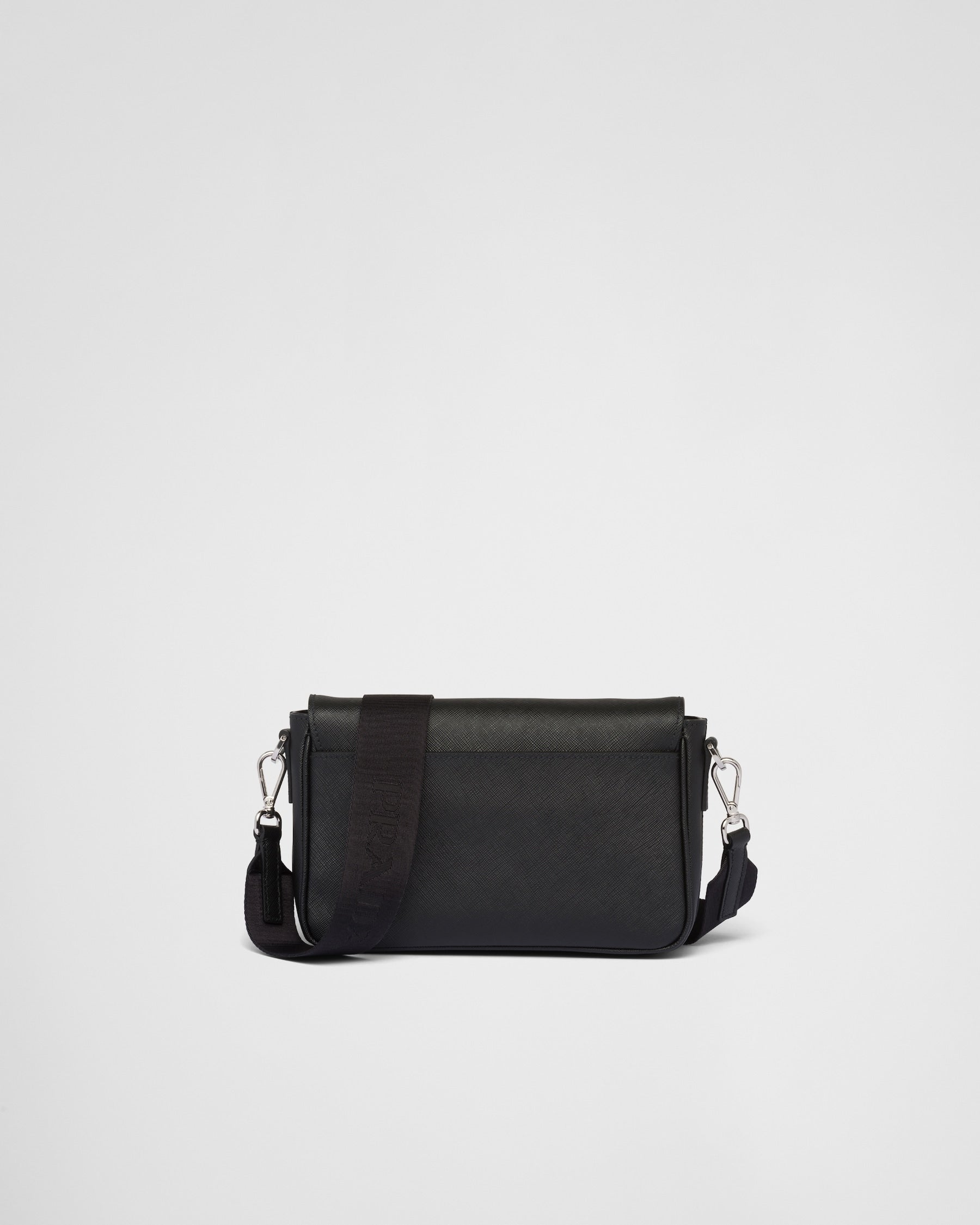 Sacoche Prada porté épaule en cuir Saffiano