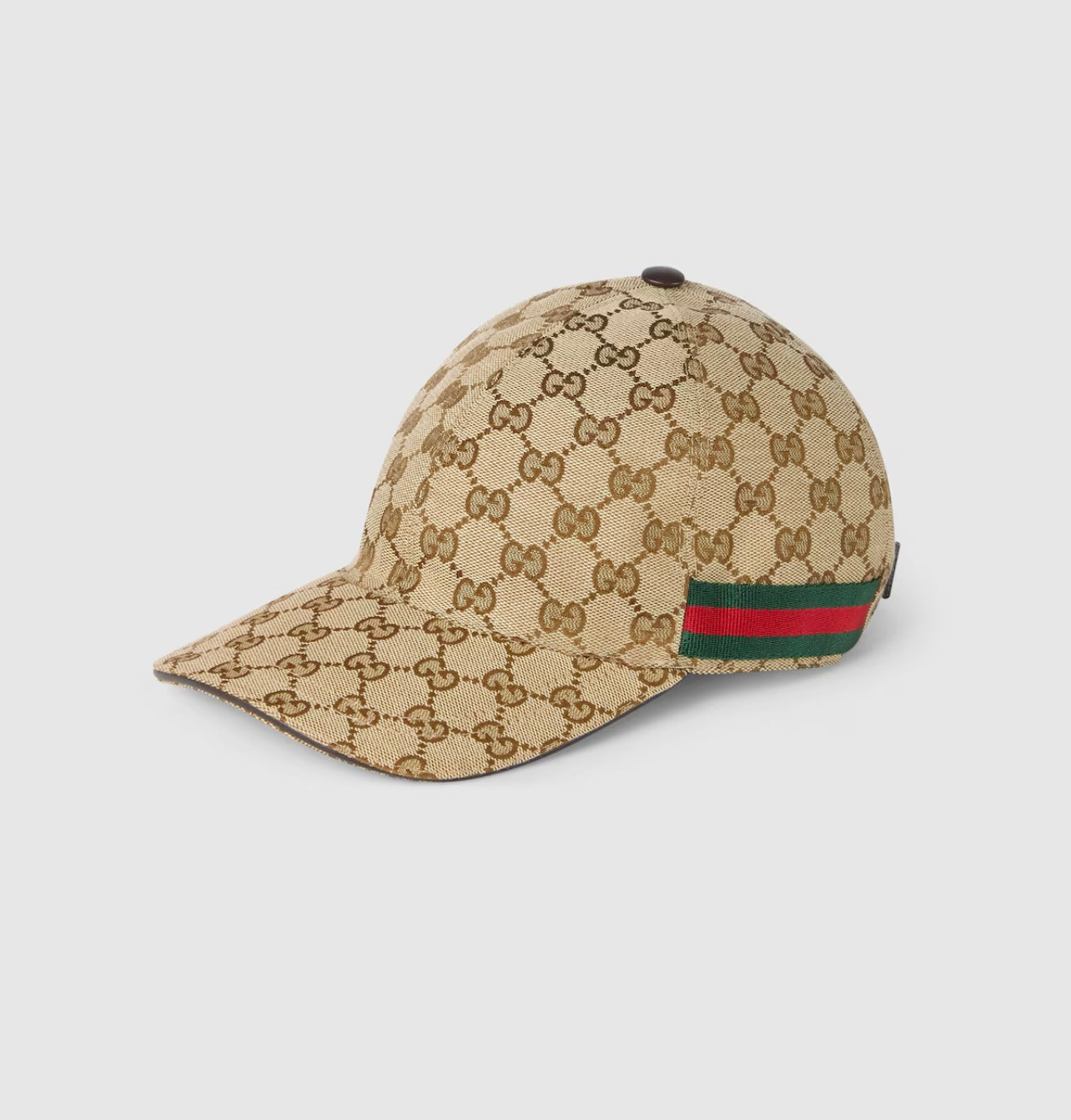 Casquette en toile GG avec détail bande Web