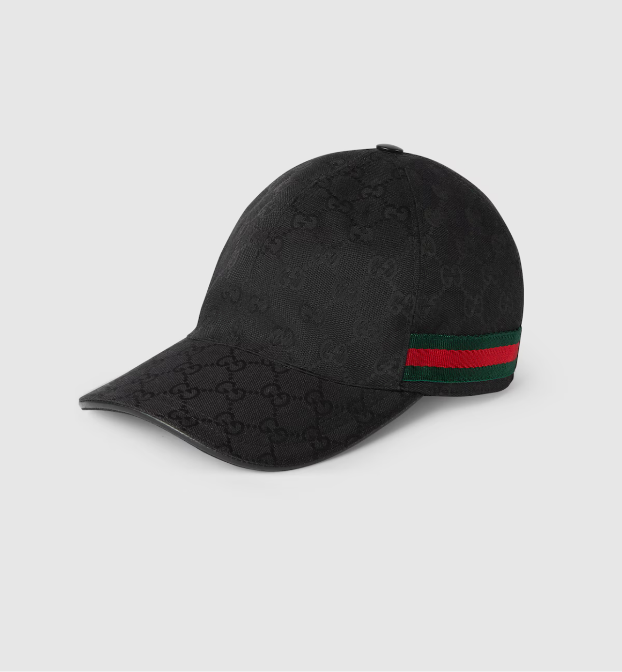 Casquette en toile GG avec détail bande Web