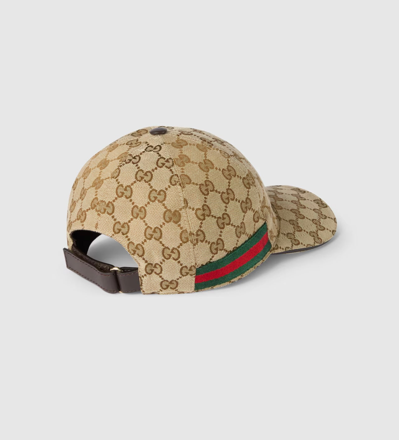 Casquette en toile GG avec détail bande Web