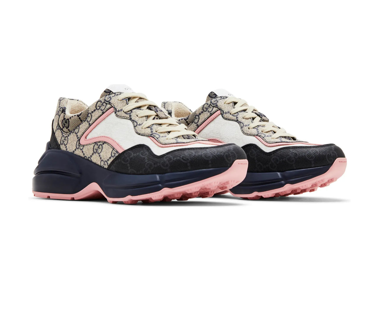 Gucci Wmns Rhyton Sneaker 'Beige Blue Monogram'