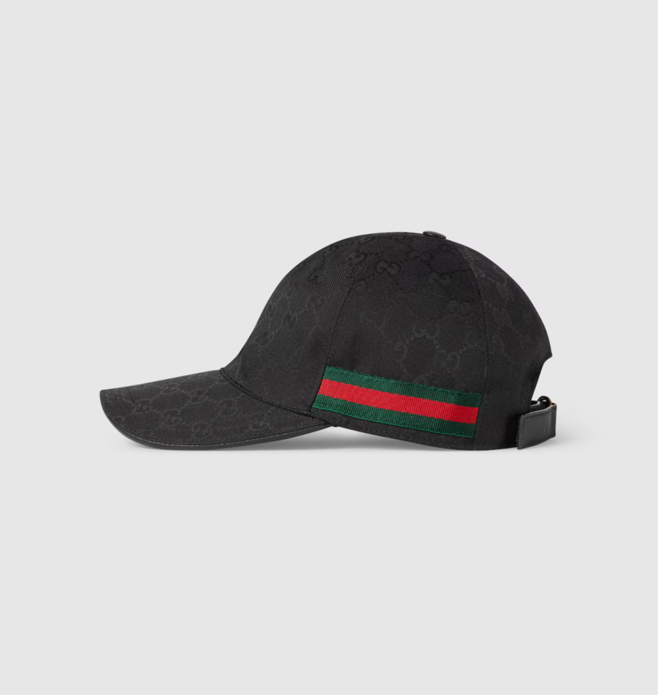 Casquette en toile GG avec détail bande Web